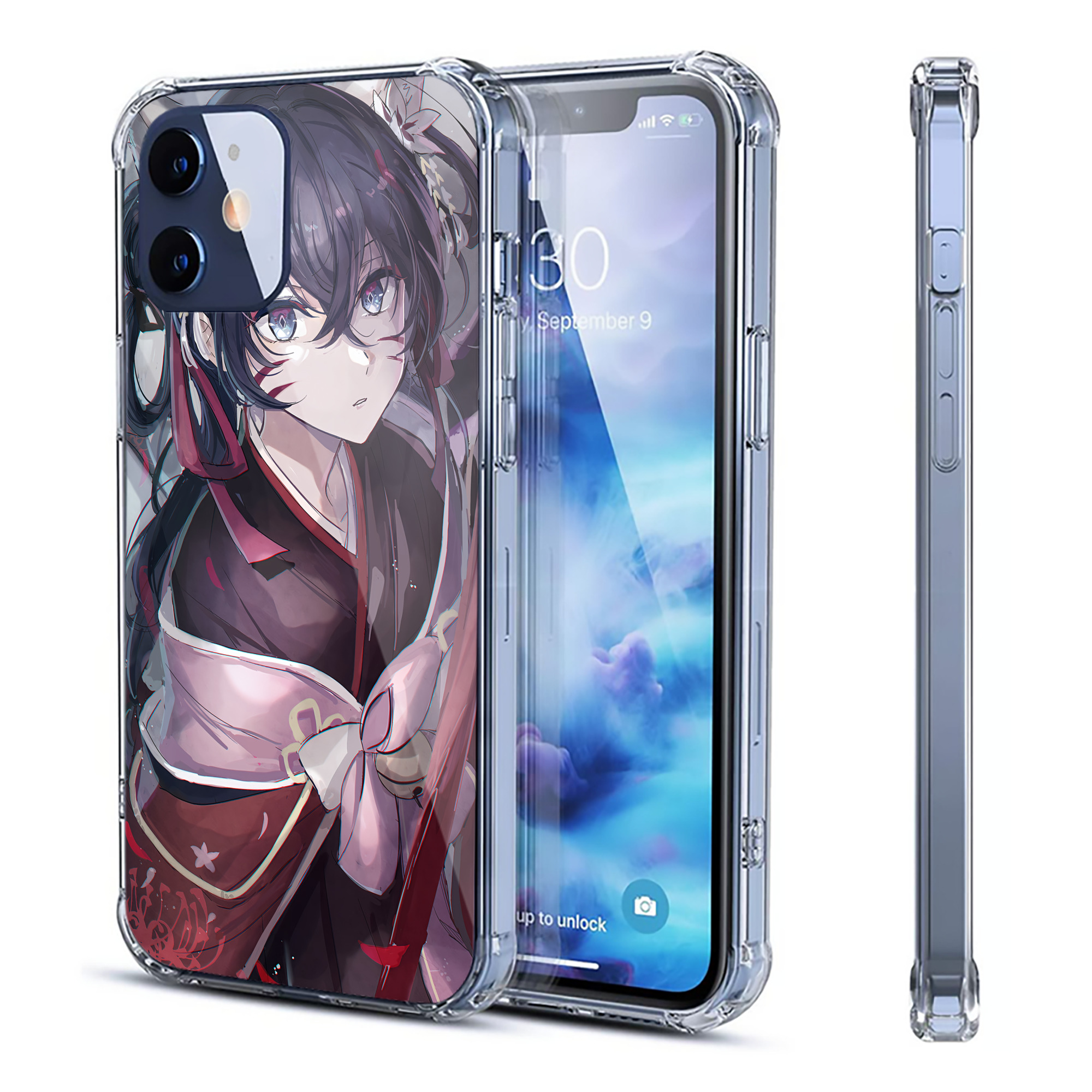 （画像用） 文豪ストレイドッグス Bungo Stray Dogs 【iPhone 12シリーズ対応】透明スマホケース（クリアソフトケース）